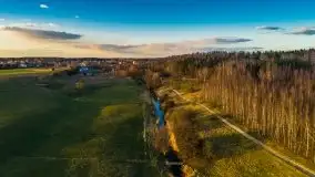 Zachód przy zwalony moście i jeziorze Patelnia, Kruklanki 03.2020 - zdjęcie 51