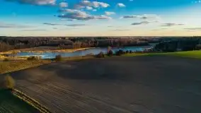 Zachód przy zwalony moście i jeziorze Patelnia, Kruklanki 03.2020 - zdjęcie 50