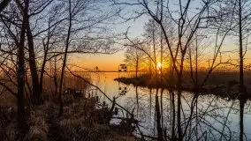 Kal i jezioro Mamry w marcowym słońcu - zdjęcie 25