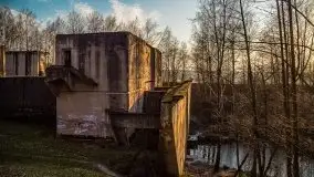 Śluza w Leśniewie w kolorach zachodzącego słońca - zdjęcie 13