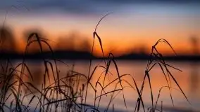 Wschód nad jeziorem Stręgielek, marzec 2020 - zdjęcie 1