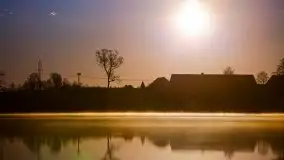 Wschód nad jeziorem Stręgielek, marzec 2020 - zdjęcie 30