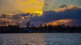 Tło Dla Mew i Marina Rydzewo w kolorach zachodu słońca - zdjęcie 16