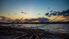 Tło Dla Mew i Marina Rydzewo w kolorach zachodu słońca - zdjęcie 10