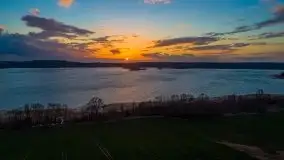 Zachód słońca na jeziorami Węgielsztyn i Rydzówka - zdjęcie 11