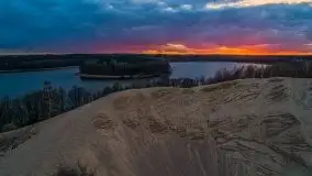 Zachód słońca nad jeziorem Jędzelewo, Stare Juchy - zdjęcie 11