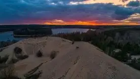 Zachód słońca nad jeziorem Jędzelewo, Stare Juchy - zdjęcie 2