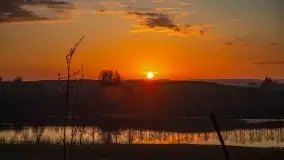 Wschód słońca, jezioro Buwełno - zdjęcie 40