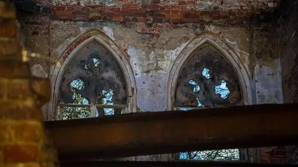 Zdjęcia: Pałac w Prośnie – monumentalna, romantyczna i tajemnicza ruina - zdjęcie 10