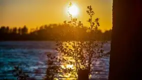 Zachód słońca nad jeziorem Ublik Wielki, maj 2020 r. - zdjęcie 17