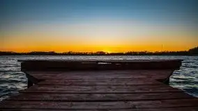 Zachód słońca nad jeziorem Ublik Wielki, maj 2020 r. - zdjęcie 47