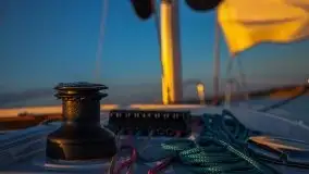 Zachód słońca podczas pływania jachtem Antila 30 - zdjęcie 12