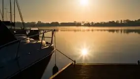 Wschód słońca nad jeziorem Ryńskim, Bocianie Gniazdo - zdjęcie 26