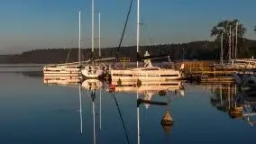 Wschód słońca nad jeziorem Ryńskim, Bocianie Gniazdo - zdjęcie 23