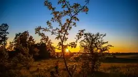 Zachód słońca widoczny z Grodzisko Święta Góra - zdjęcie 24