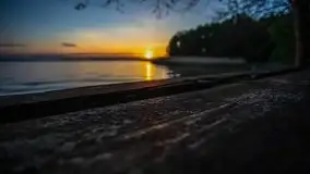 Majowy zachód słońca nad jeziorem Dargin - zdjęcie 18