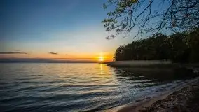 Majowy zachód słońca nad jeziorem Dargin - zdjęcie 29