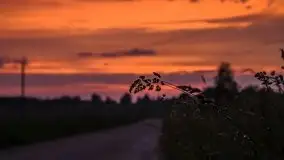 Zachód słońca w okolicach miejscowości Miłki - zdjęcie 5