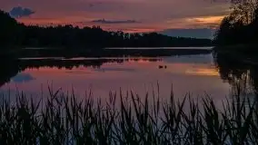 Zachód słońca w okolicach miejscowości Miłki - zdjęcie 17