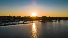 Wschód słońca w Giżycku, jezioro Niegocin - zdjęcie 6