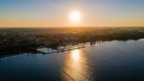 Wschód słońca w Giżycku, jezioro Niegocin - zdjęcie 13