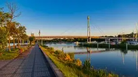 Wschód słońca w Giżycku, jezioro Niegocin - zdjęcie 36