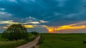 Zachód słońca w okolicach Upałt Małych - zdjęcie 4