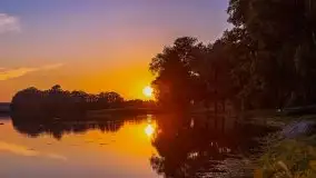 Zachód słońca nad jeziorem Gawlik - zdjęcie 31