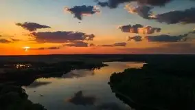 Zachód słońca nad jeziorem Łękuk - zdjęcie 14