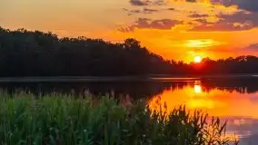 Zachód słońca nad jeziorem Łękuk - zdjęcie 35