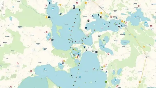Zdjęcia: Znaki nawigacyjne i oznaczenie szlaków na nowej mapie Mazury24.eu - zdjęcie 7