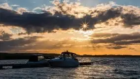 Zachód Słońca, Pierkunowo, jezioro Kisajno, lipiec 2020 - zdjęcie 4