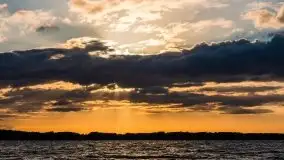 Zachód Słońca, Pierkunowo, jezioro Kisajno, lipiec 2020 - zdjęcie 15