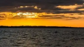 Zachód Słońca, Pierkunowo, jezioro Kisajno, lipiec 2020 - zdjęcie 21