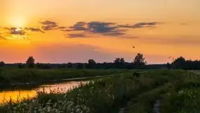 Zachód Słońca nad kanałem Jeglińskim - zdjęcie 44