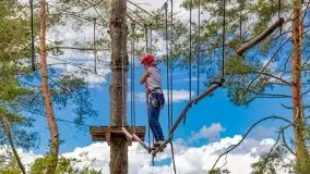 Park linowy Hotel Tajty, Wilkasy koło Giżycka - zdjęcie 7