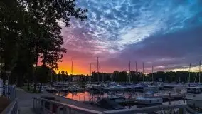 Wschód słońca w Stanicy Wodnej Stranda - zdjęcie 4