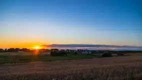 Zachód słońca w Wilkaskach - zdjęcie 9