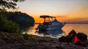 Zachód słońca nad jeziorami Dargin i Skarż Wielki - zdjęcie 8