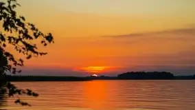 Zachód słońca nad jeziorami Dargin i Skarż Wielki - zdjęcie 11