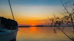 Zachód słońca nad jeziorami Dargin i Skarż Wielki - zdjęcie 24