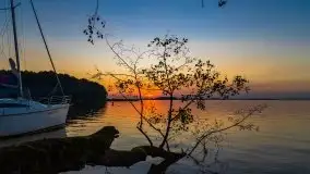 Zachód słońca nad jeziorami Dargin i Skarż Wielki - zdjęcie 32