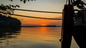 Zachód słońca nad jeziorami Dargin i Skarż Wielki - zdjęcie 23