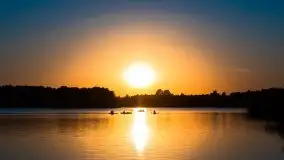 Zachód słońca, jezioro Tajty, sierpień 2020 - zdjęcie 22