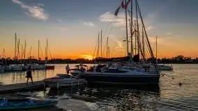 Zachód słońca w Tle Dla Mew, sierpień 2020 r. - zdjęcie 3