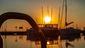 Wschód Słońca, Wilkasy, jezioro Niegocin, sierpień 2020 r. - zdjęcie 52