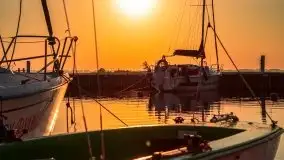 Wschód Słońca, Wilkasy, jezioro Niegocin, sierpień 2020 r. - zdjęcie 65