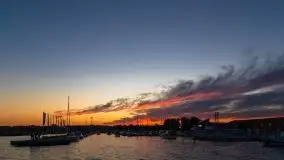 Zachód słońca, Ekomarina Giżycko, sierpień 2020 - zdjęcie 14