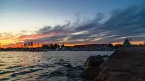 Zachód słońca, Ekomarina Giżycko, sierpień 2020 - zdjęcie 19