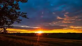 Zachód Słońca przy miejscowości Sterławki, sierpień 2020 r. - zdjęcie 19